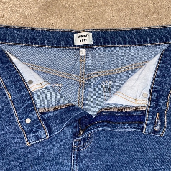 sunday best (aritzia) denim shorts size 32 - Picture 4 of 9